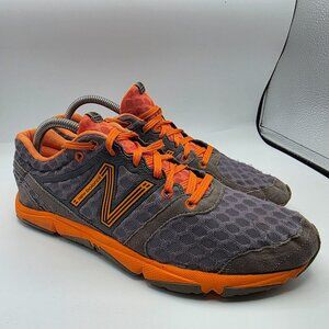 New Balance 730 Mens Size 8.5 Gray Orange Athletic Running Shoes Lightweight
